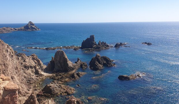 Arrecife De Las Sirenas In Almería, Spain