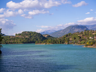 Fototapeta premium View of the green canyon near the Turkish city of Manavgat