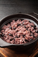 黒豆の炊き込みご飯