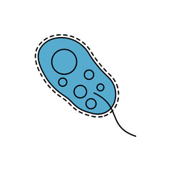 tetra coccus bacteria virus line icon. element of bacterium virus illustration icons. signs symbols can be used for web logo mobile app UI UX