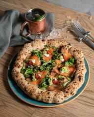 Pizza salmone
