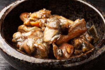 鶏肉の炭火焼き