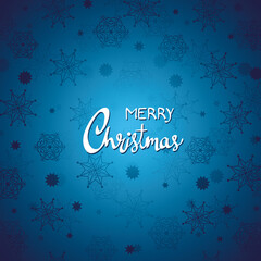happy merry christmas lettering card with vector illustration design