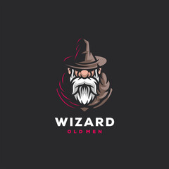 wizard gaming sports logo design