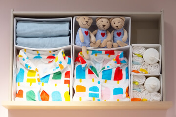 Bathtub Drawer, Baby Ice Cream Robes, Heart Teddy Bear Toys, Wafer Towels and Soap Dispensers.