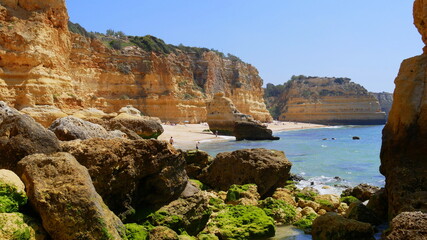 Fototapeta na wymiar Badebucht an der Algarve, Portugal