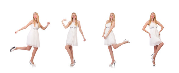 Woman in fashion clothing concept