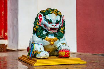 statue in buddhist temple