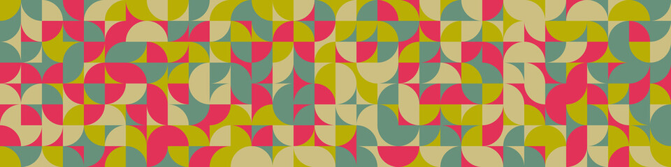 Abstract Geometric Pattern generative computational art illustration