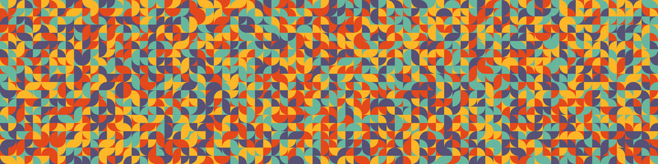Abstract Geometric Pattern generative computational art illustration