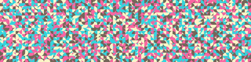 Abstract Geometric Pattern generative computational art illustration