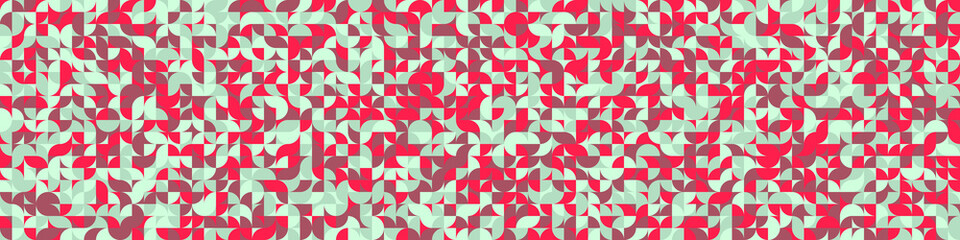Abstract Geometric Pattern generative computational art illustration