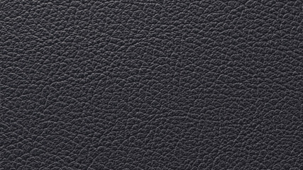Closeup of black leather texture, taurillon leather natural grain. 3D-rendering