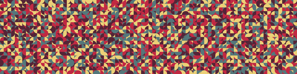 Abstract Geometric Pattern generative computational art illustration