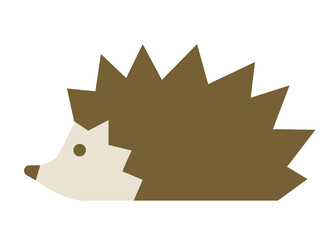 hedgehog kid logo design. vector
