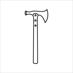 Axe icon. editable vector sign symbol. vector illustration