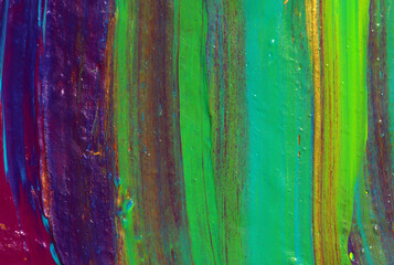 Abstract color background. Mixed paints.