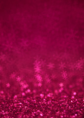 Abstract blue  background with snowflakes