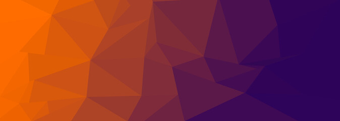 Abstract triangular background with colorful gradient shapes. Bright mosaic modern geometric design. beautiful relief surface. orange low poly texture