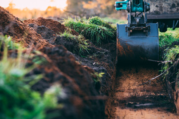 industrial machinery at work