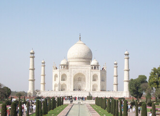 Fototapeta na wymiar Various views of the Taj Mahal