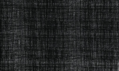 Vector fabric texture. Distressed texture of weaving fabric. Grunge background. Abstract halftone vector illustration. Overlay to create interesting effect and depth. Black isolated on white. EPS10.