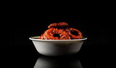 Homemade fried food in a bowl