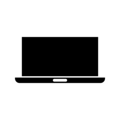 laptop vector icon on white backround