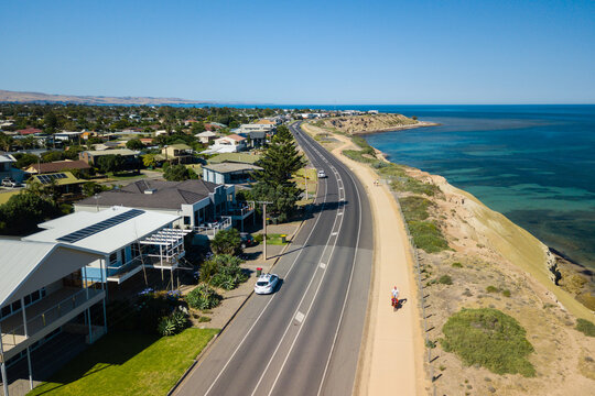 beach houses along the esplanade, Port Willunga, SA