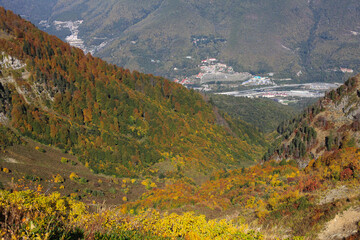 autumn in the mountains