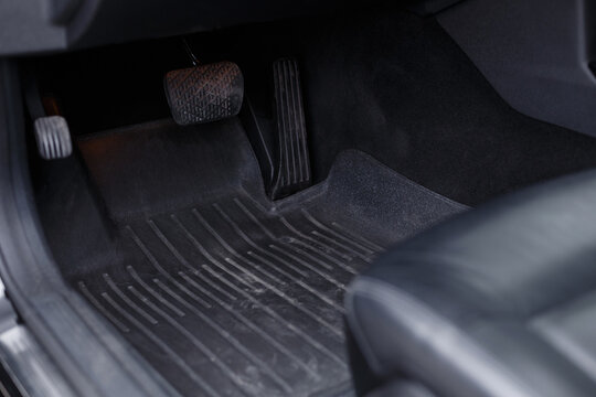 Car inside, part of interior