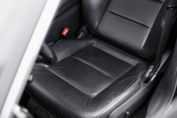 Fototapeta premium Car seat for driver close up