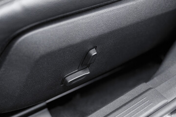 Buttons position for car seat