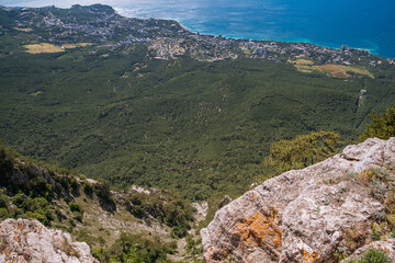 landscape with mountains