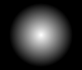 A circle white bright spot color gradation to dark.