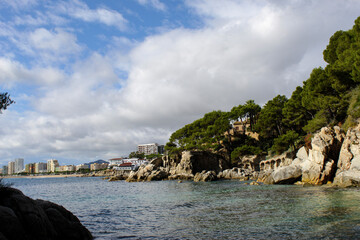 rincón de mar en la Costa Brava