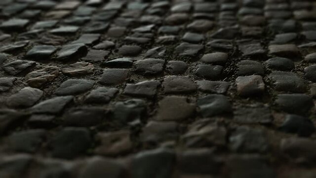 Stone blocks in the walkway