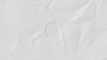 Obraz premium White crumpled sheet of paper. Realistic illustration of crushed empty blank paper page. Creased and wrinkled paper texture background.