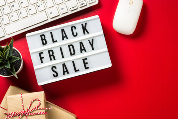 Black friday sale online shopping.
