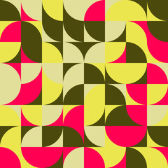 Abstract Geometric Pattern generative computational art illustration