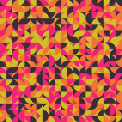 Abstract Geometric Pattern generative computational art illustration