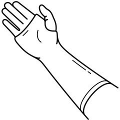 Kevlar sleeves with thumb hole