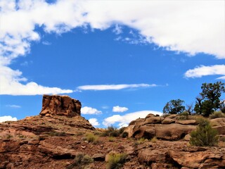 Fototapeta premium Erosion of sandstone in Canyonland, Utah