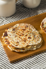 Homemade Norwegian Potato Lefse Flatbread
