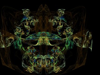 Imaginatory fractal background Image