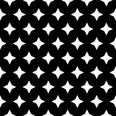 Seamless pattern. Geometric motif. Stars ornament. Shapes wallpaper. Crosses illustration. Figures background. Ethnic backdrop. Digital paper, textile print, web designing, abstract. Vector artwork