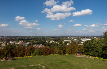 Fototapeta na wymiar Panorama of the city of Chelm in eastern Poland,