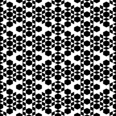 Fototapeta premium Seamless pattern.Abstract background. Hexagons, rhombuses, triangles, figures ornament. Geometrical backdrop. Polygons wallpaper. Digital paper, textile print, web design. Vector