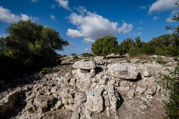 Son Fornés site, Montuiri, built in the Talayotic period (10th century BC), Mallorca, Balearic Islands, Spain