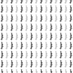 Scribble pattern with women silhouette on white background